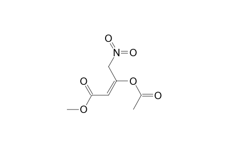 2-Butenoic acid, 3-(acetyloxy)-4-nitro-, methyl ester, (E)-
