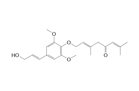4-O-[5-Oxogeranyl]sinapyl alcohol