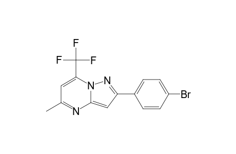 5-METHYL-2-PARA-BROMOPHENYL-7-TRIFLUOROMETHYL-PYRAZOLO-[1,5-A]-PYRIMIDINE