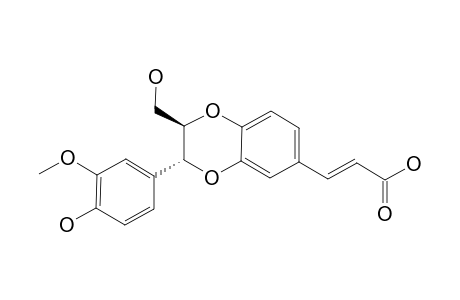 (7R,8R)-3-METHOXY-8'-CARBOXY-7'-EN-3',7-EPOXY-8,4'-OXYNEOLIGNAN-4,9-DIOL