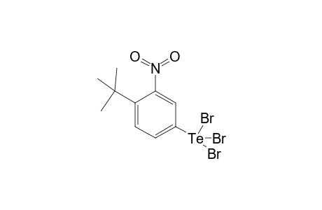 4-(t-Butyl)-3-(p-nitrophenyl)-tellurium - tribromide