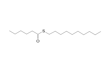 Hexanethioic acid, S-decyl ester