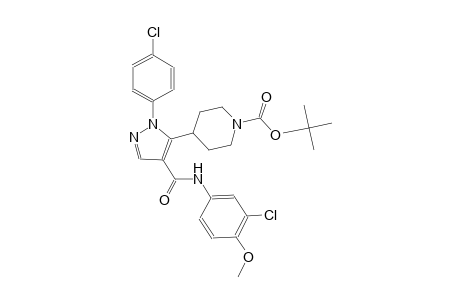 1-piperidinecarboxylic acid, 4-[4-[[(3-chloro-4-methoxyphenyl)amino]carbonyl]-1-(4-chlorophenyl)-1H-pyrazol-5-yl]-, 1,1-