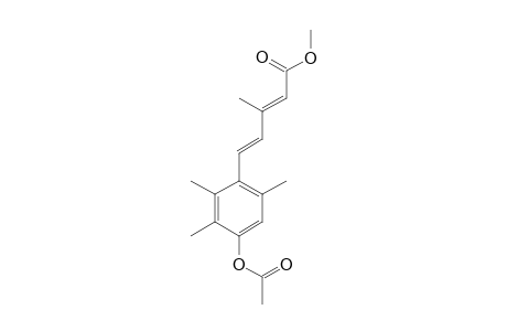 METHYL-(2Z,4E)-5-(4'-ACETOXY-2',5',6'-TRIMETHYLPHENYL)-3-METHYLPENTA-2,4-DIENOATE
