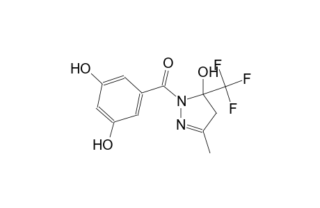 5-{[5-hydroxy-3-methyl-5-(trifluoromethyl)-4,5-dihydro-1H-pyrazol-1-yl]carbonyl}-1,3-benzenediol