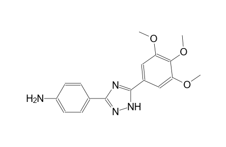 benzenamine, 4-[5-(3,4,5-trimethoxyphenyl)-1H-1,2,4-triazol-3-yl]-