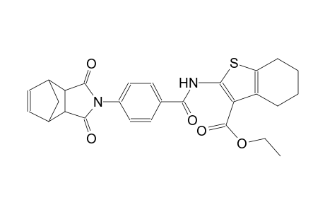 ethyl 2-{[4-(3,5-dioxo-4-azatricyclo[5.2.1.0~2,6~]dec-8-en-4-yl)benzoyl]amino}-4,5,6,7-tetrahydro-1-benzothiophene-3-carboxylate