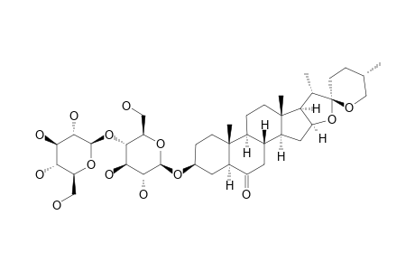 LAXOGENIN-3-O-BETA-D-GLUCOPYRANOSYL-(1->4)-BETA-D-GLUCOPYRANOSIDE