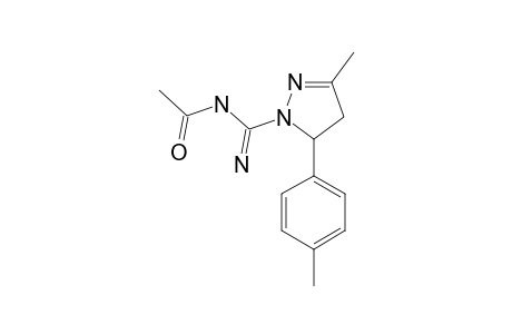 4,5-DIHYDRO-3-METHYL-5-(4-METHYLPHENYL)-1H-PYRAZOLE-1-CARBOXIMIDAMIDE-ACETATE