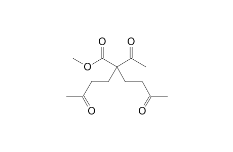 methyl 2-acetyl-5-oxo-2-(3-oxobutyl)hexanoate