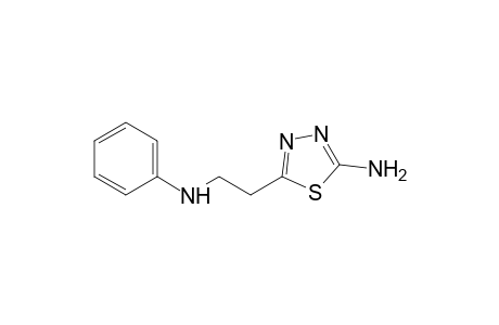 2-amino-5-(2-anilinoethyl)-1,3,4-thiadiazole
