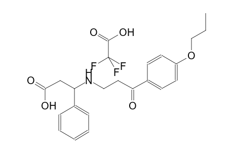 2,2,2-trifluoroacetic acid compound with 3-((3-oxo-3-(4-propoxyphenyl)propyl)amino)-3-phenylpropanoic acid (1:1)