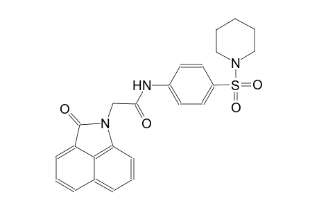 2-(2-oxobenzo[cd]indol-1(2H)-yl)-N-[4-(1-piperidinylsulfonyl)phenyl]acetamide