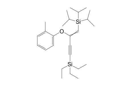 1-Triisopropylsilyl-2-(2-methylphenyl)-4-triethylsilylbut-1-en-3-yne