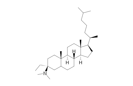 3.beta.-dimethylamino-3.alpha.-ethyl-cholestane