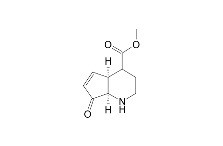 1H-1-Pyrindine-1-carboxylic acid, 2,3,4,4a,5,7a-hexahydro-5-oxo-, methyl ester, cis-