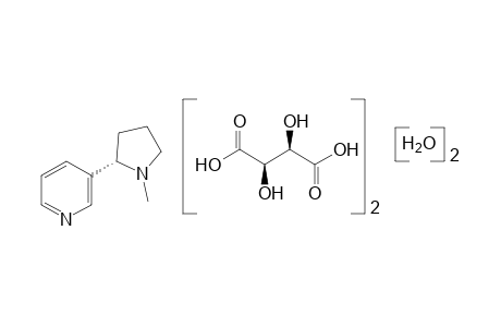 L-nicotine, L-(+)-tartrate (1:2), dihydrate