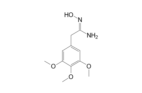 N'-Hydroxy-2-(3,4,5-trimethoxyphenyl)ethanimidamide