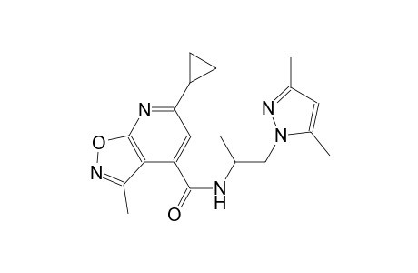 isoxazolo[5,4-b]pyridine-4-carboxamide, 6-cyclopropyl-N-[2-(3,5-dimethyl-1H-pyrazol-1-yl)-1-methylethyl]-3-methyl-