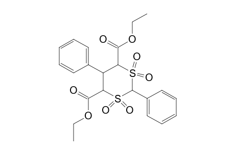 2,5-DIPHENYL-m-DITHIANE-4,6-DICARBOXYLIC ACID, DIETHYL ESTER, 1,1,3,3-TETRAOXIDE