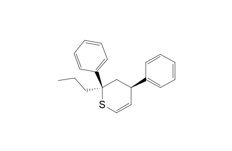 cis-2-propyl-2,4-diphenyl-3,4-dihydro-2H-thiopyran
