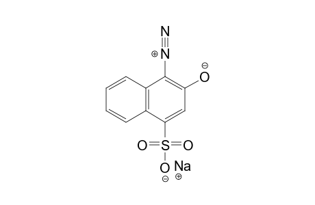 2-hydroxy-4-sulfo-1-naphthalenediazonium hydroxide, inner salt, 4-(sodium salt)