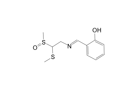 2-((E)-([(E)-2-(Methylsulfanyl)-2-(methylsulfinyl)ethyl]imino)methyl)phenol
