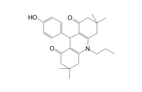 1,8(2H,5H)-acridinedione, 3,4,6,7,9,10-hexahydro-9-(4-hydroxyphenyl)-3,3,6,6-tetramethyl-10-propyl-