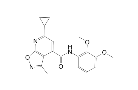 isoxazolo[5,4-b]pyridine-4-carboxamide, 6-cyclopropyl-N-(2,3-dimethoxyphenyl)-3-methyl-