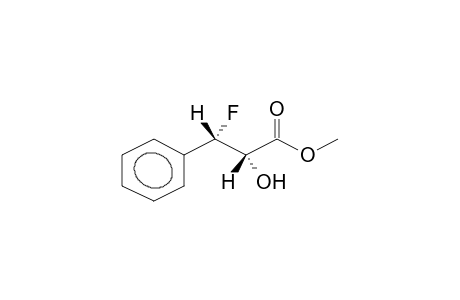 THREO-(METHYL 2-HYDROXY-3-PHENYL-3-FLUOROPROPANOATE)