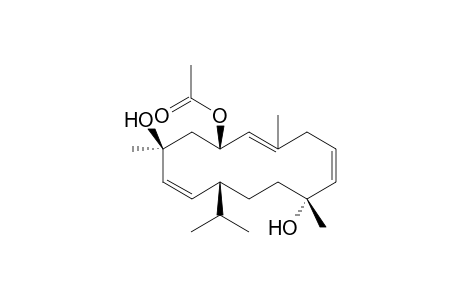 4,7,13-Cyclotetradecatriene-1,3,9-triol, 1,5,9-trimethyl-12-(1-methylethyl)-, 3-acetate, [1S-(1R*,3S*,4E,7E,9S*,12R*,13E)]-