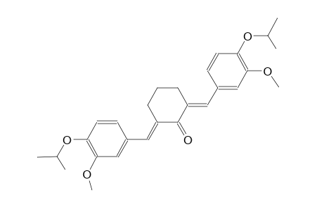 (2E,6E)-2,6-bis(4-isopropoxy-3-methoxybenzylidene)cyclohexanone