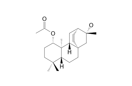 (ent)-1.beta.-Acetoxy-16.beta.-hydroxyatis-13-ene