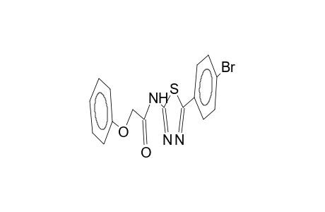 N-[5-(4-bromophenyl)-1,3,4-thiadiazol-2-yl]phenoxyacetamide