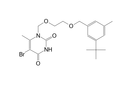 2,4(1H,3H)-pyrimidinedione, 5-bromo-1-[[2-[[3-(1,1-dimethylethyl)-5-methylphenyl]methoxy]ethoxy]methyl]-6-methyl-