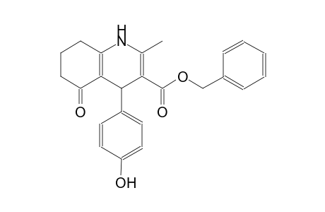 benzyl 4-(4-hydroxyphenyl)-2-methyl-5-oxo-1,4,5,6,7,8-hexahydro-3-quinolinecarboxylate