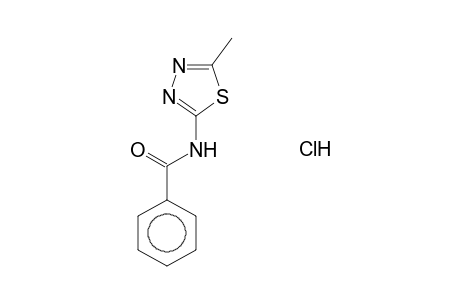 N-(5-methyl-1,3,4-thiadiazol-2-yl)benzamide hydrochloride