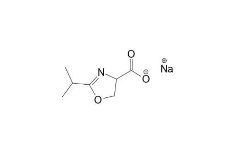 Sodium 4,5-dihydro-2-(1'-methylethyl)oxazole-4-carboxylate
