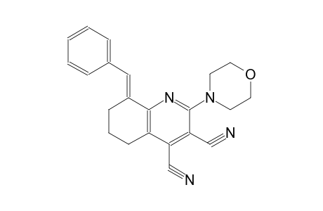 3,4-quinolinedicarbonitrile, 5,6,7,8-tetrahydro-2-(4-morpholinyl)-8-(phenylmethylene)-, (8E)-