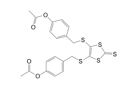 4,5-Bis(p-acetoxybenzylsulfanyl)-1,3-dithiole-2-thione