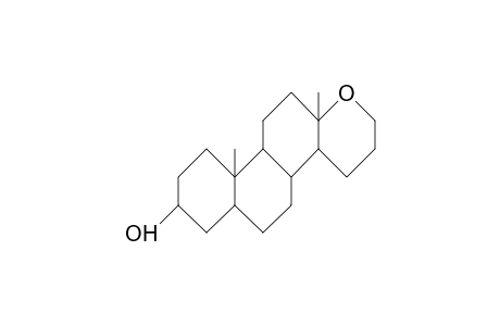 17a-Oxa-D-homo-5a-androstan-3b-ol