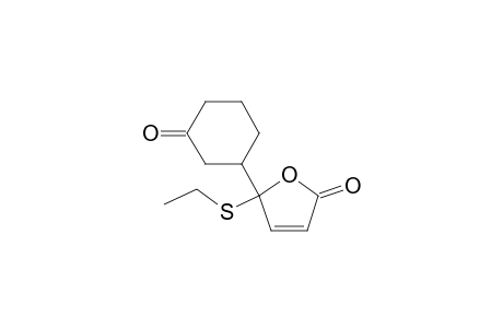 5-(ethylthio)-5-(3'-oxocyclohexyl)furan-2(5H)-one