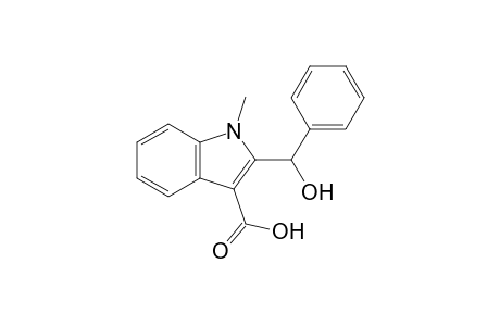 2-(1-Hydroxy-1-phenylmethyl)-1-methylindole-3-carboxylic acid