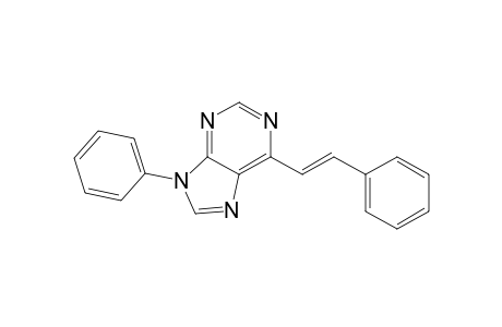 9-Phenyl-6-[(E)-2-phenylethen-1-yl]-9H-purine