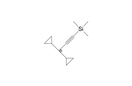 3,3-Dicyclopropyl-1-trimethylsilyl-propyn-3-yl cation