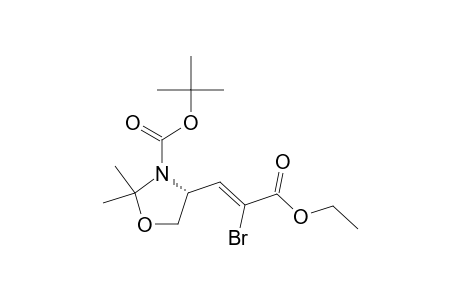 ETHYL-(Z)-2-BROMO-3-[(4'R)-(3'-TERT.-BUTYLOXYCARBONYL-2',2'-DIMETHYLOXAZOLIDIN-4'-YL)]-ACRYLATE