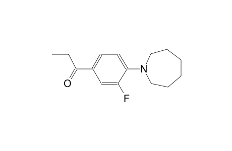 1-propanone, 1-[3-fluoro-4-(hexahydro-1H-azepin-1-yl)phenyl]-