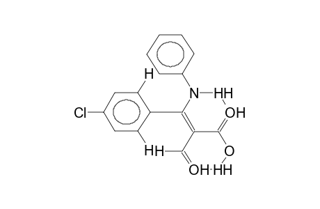 2-FORMYL-3-ANILINO-3-(4-CHLOROPHENYL)ACRYLIC ACID