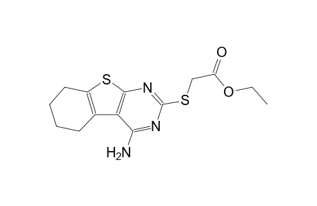 (4-Amino-5,6,7,8-tetrahydro-benzo[4,5]thieno[2,3-d]pyrimidin-2-ylsulfanyl)-acetic acid ethyl ester