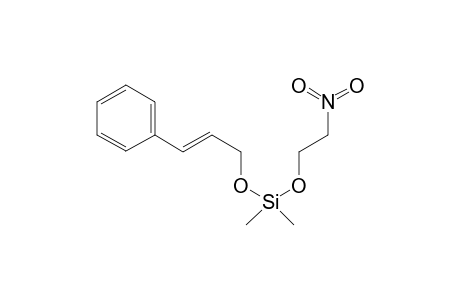 Dimethyl-(2-nitroethoxy)-[(E)-3-phenylprop-2-enoxy]silane